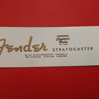 Fender Vintage Reproduction Waterslide decal image 7