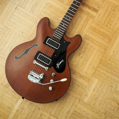 VIDEO! Framus Sorento 6 (Atlantik) ES-style - 1970 made in Germany - pro setup, player ready! image 3