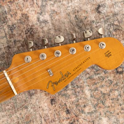Fender Custom Shop Roasted Journeyman Relic '55 Stratocaster - 2017 NAMM Limited Edition - Desert Tan image 11