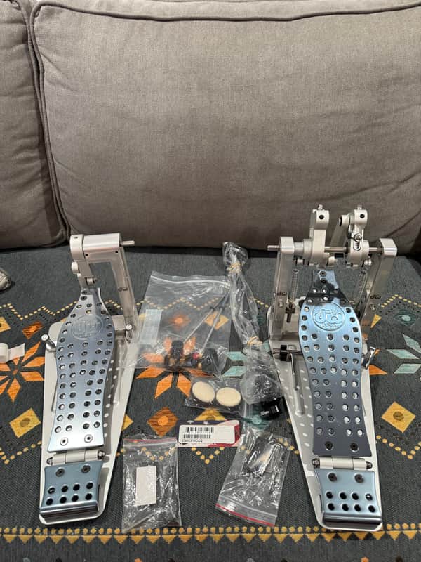 DW DWCPMDD2 Machined Direct Drive Double Bass Drum Pedal 2020s - Gray image 1