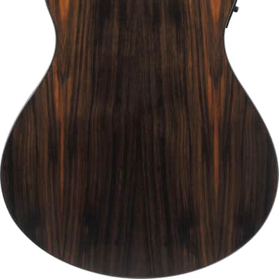 Ibanez AAM70CE-TBN Advanced Acoustic 2024 - Present - Transparent Charcoal Burst Low Gloss / Natural Open Pore image 3