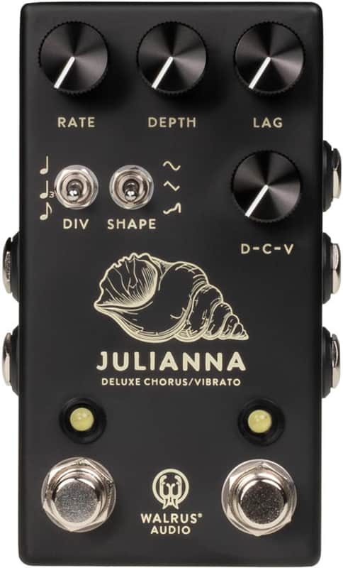 Walrus Audio Julianna Deluxe Chorus/Vibrato Pedal - Black image 1