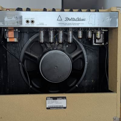 Peavey Delta Blues 115 30W 1x15" Guitar Combo Amp - Tweed (96–97 Production) image 2