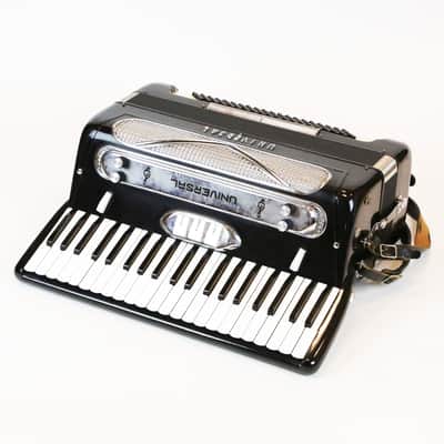 1950s Universal Electric Accordion Rare Stereo Model Vintage with Original Case Made in Italy image 6
