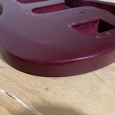 1960s 70s Teisco Zenta Top Twenty Electric Guitar Body Japan Resprayed Kawai image 8