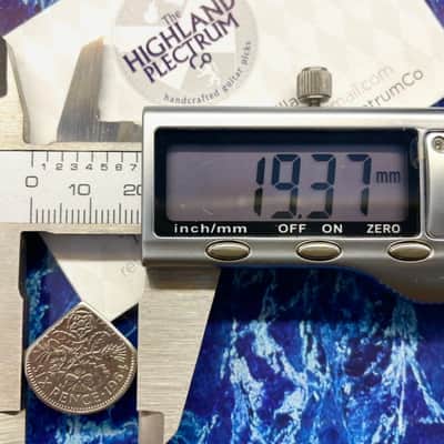 One “Brian May Inspired “ Queen Elizabeth Sixpence Handmade Vintage Coin Pick. image 4