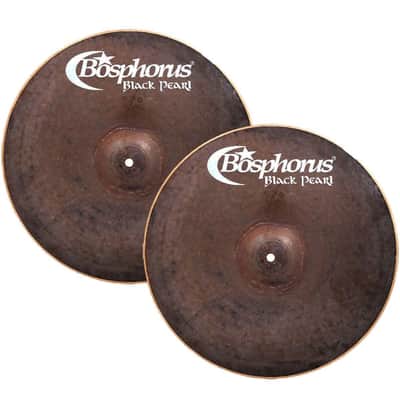 Bosphorus 14" Black Pearl Series Hi-Hat Cymbals (Pair)