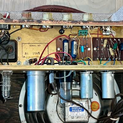 1960 DeArmond R5T Amplifier 10" Combo Super RARE, Tube Driven Tremolo Circuit image 13