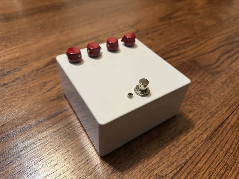 Jext Telez White Pedal V2 2017 - 2019 - White with Red Knobs image 1