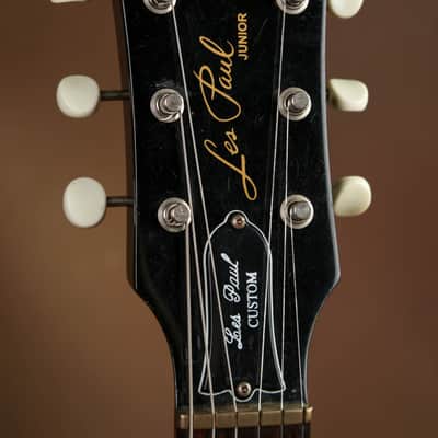Gibson Les Paul Jr Green Day THE Black American Flag Owned by Billie Joe Armstrong image 10