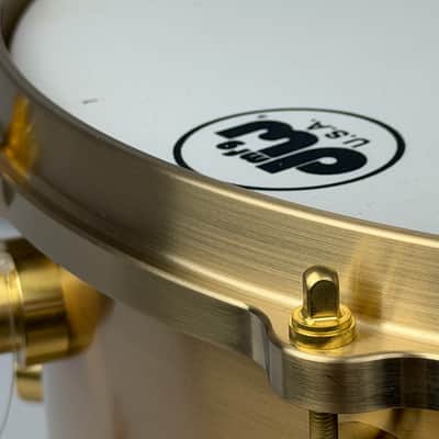 DW 6.5x14" True-Cast Snare Drum - Sand Cast Brushed Bell Bronze, MINT! image 11