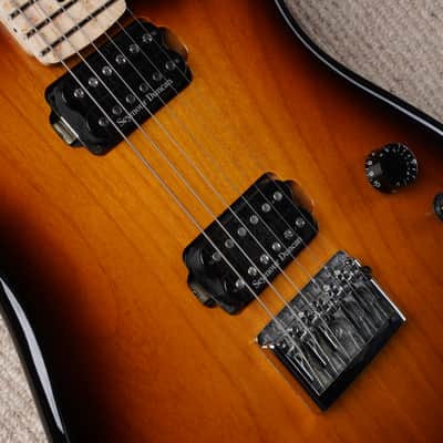 Warmoth Stratocaster HH Hardtail Sunburst image 4