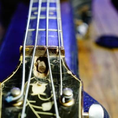 Hofner 5000/1B Super Beatle Bass Guitar 1970s Natural Maple image 15