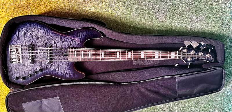 Sire 2nd Generation Marcus Miller V9 TBKB Ash 5-String with Ebony Fretboard