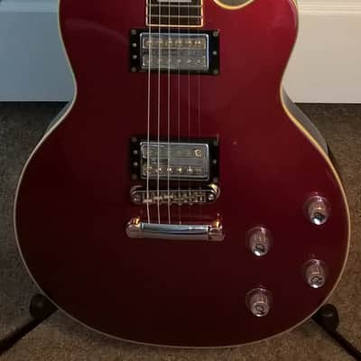 Guild DeArmond M-77--2001; Wine Red Metallic; Made in Korea; USA Gold-Tone HB Pickups; All-Original image 3