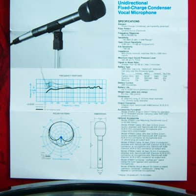 Vintage 1980's Audio-Technica ATM31 Handheld Small Diaphragm Cardioid Condenser Microphone Low Z w accessories # 2 image 4