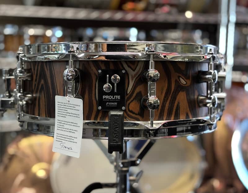 Sonor 14X5 Prolite Elder Satin Tree Snare Drum image 1