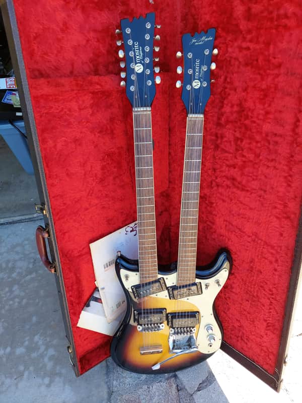 Mosrite Joe Maphis Double Neck 1960s  Sunburst image 1
