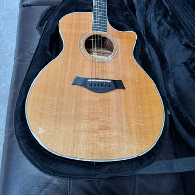 2007 Taylor 414CE-LTD 2007 - Natural. Fall Limited LTD with Gator GLDREAD12 soft hard shell case gig bag. Acoustic Electric Expression. Grand Auditorium image 2