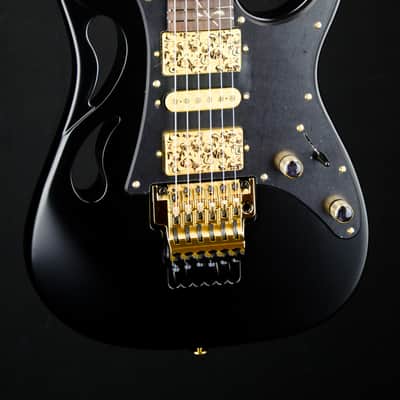 Ibanez Steve Vai Signature PIA3761 Electric Guitar - Onyx Black Surreal Black Dual Fade Gloss image 7