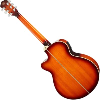 Washburn EA15ITB Festival Series Mini Jumbo Cutaway Mahogany Neck 6-String Acoustic-Electric Guitar image 2
