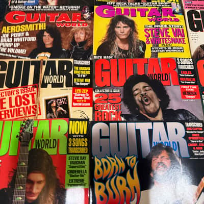 21 Guitar world Magazines - 1990-1993 image 5