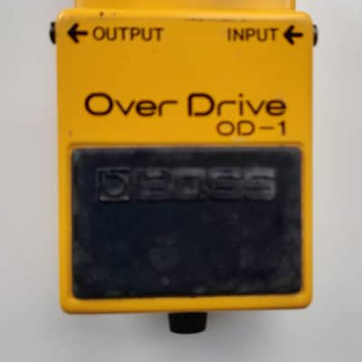 Vintage Boss OD-1 Over Drive #500 JRC4558D (Black Label) 1977 - 1985 image 2