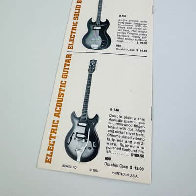Lyle Price List – Norlin Era Dealer Price List (Effective February 1, 1974) image 2