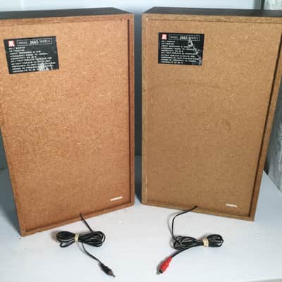 JIL Candle J665 Speakers Vintage Korea 2-Way Shelf 18 Inch Wood 1970s image 5