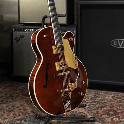 Gretsch G6122T-59 Vintage Select Edition '59 Chet Atkins Country Gentleman Hollow Body with Bigsby Electric Guitar - Walnut Stain Lacquer with Hardshell Case image 17