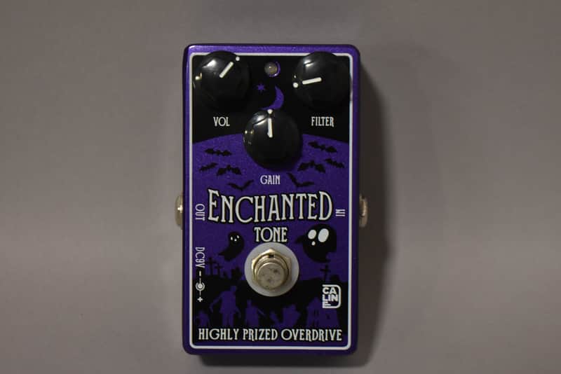 Caline CP-511 Enchanted Tone Overdrive Effect Pedal Purple image 1