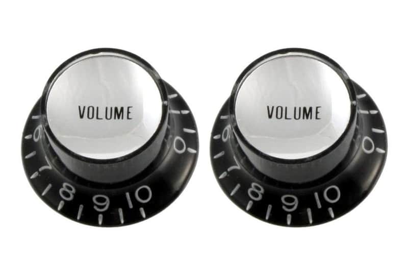 Allparts PK-0184-023 Set of 2 Volume Reflector Knobs image 1