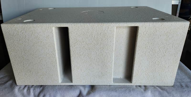 Tannoy VSX 8.2BP-WH Twin 8" Compact Band-Pass Passive Subwoofer ,White, Open Box Demo Unit image 1