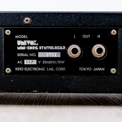 1970s Univox Mini-Korg K1 Vintage Monophonic Synthesizer, Serviced image 12