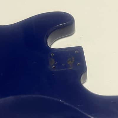 Antares Vintage Precision Bass Body Dark Navy Blue 70s image 4