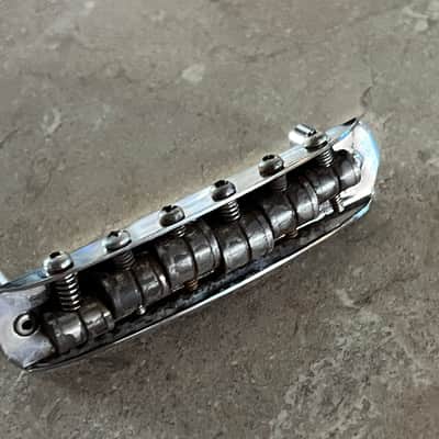 1970s Fender Jaguar Jazzmaster Mustang guitar bridge saddles image 1