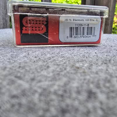 Seymour Duncan AS-1b Blackouts Strat Bridge Pickup 2010s - Black image 4