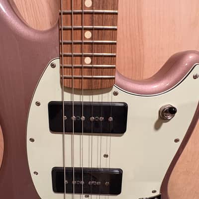 2020 Fender Player 90 Mustang Electric Guitar, Burgundy Mist Metallic, Pau Ferro Fingerboard MIM image 18