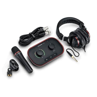 Focusrite Vocaster One Studio Bundle - The Essential Podcasting Kit image 1