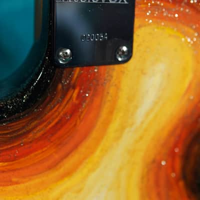 Super Wild Musicvox Spaceranger electric guitar 2002 Hand Painted image 11