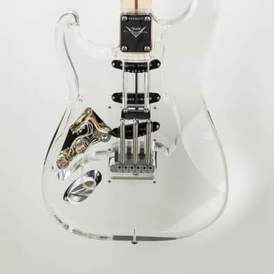 Fender Custom Shop Scott Buehl Masterbuilt Acrylic Stratocaster NOS - Clear #56577 image 4