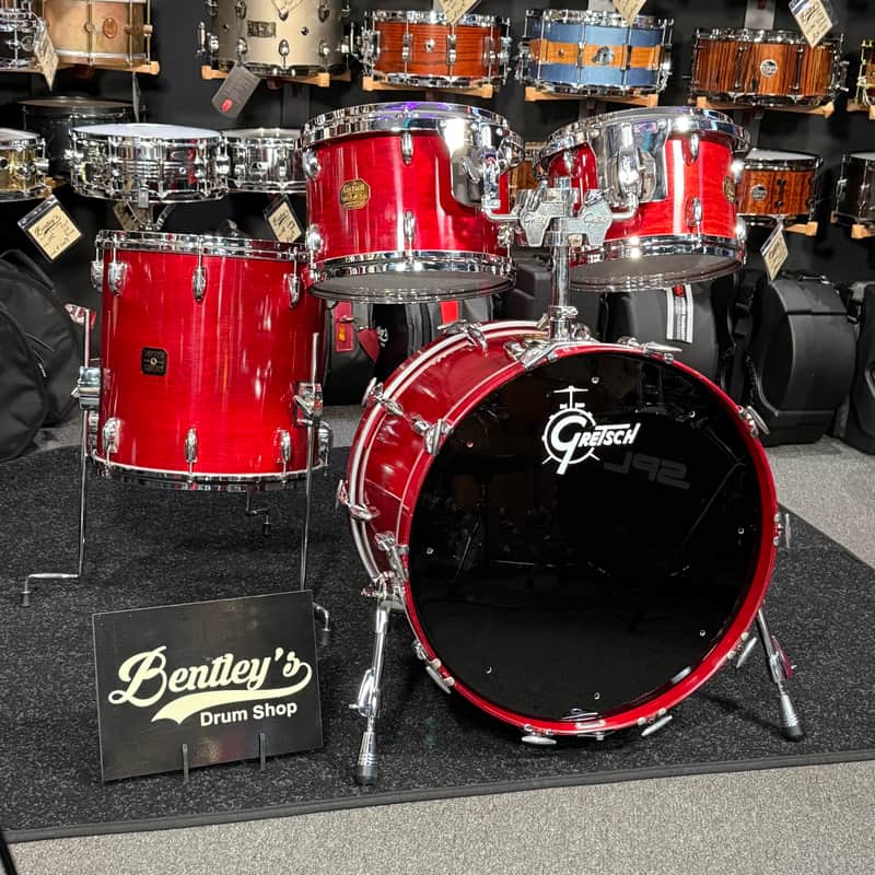 Vintage 1979 Gretsch Transition Badge Jasper Shell 4-Piece 12/13/16/22 Drum Kit Set in Rosewood Gloss Lacquer (Rm 4) image 1