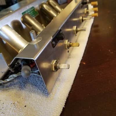 Sherwood Original S1000 Integrated hifi 6L6 mono tube amp Rare 1950s - cream gold speckled black image 8