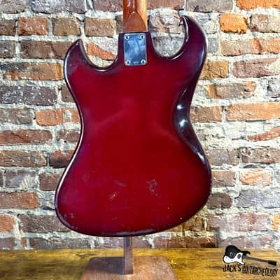 Kingston / Kawai "Hound Dog Taylor" Electric Guitar (1960s - Redburst) image 4