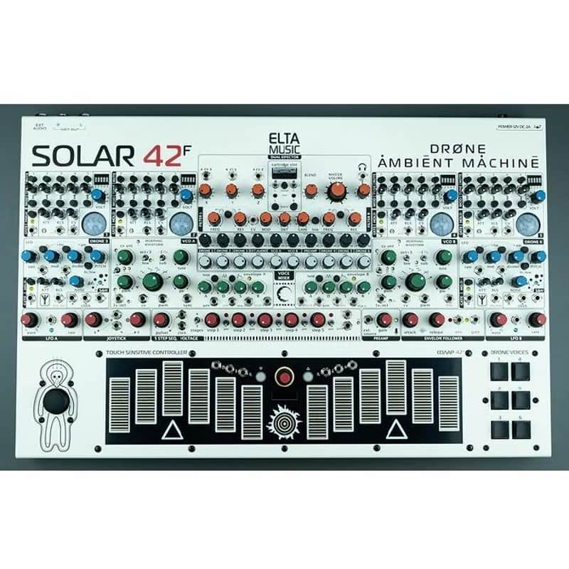 Elta Music Solar 42F Drone Ambient Machine & Semi-Modular Synthesiser (cream) image 1