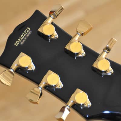 ESP EDWARDS LP130CD/P BK P90 Black Beauty / Made In Japan / Les