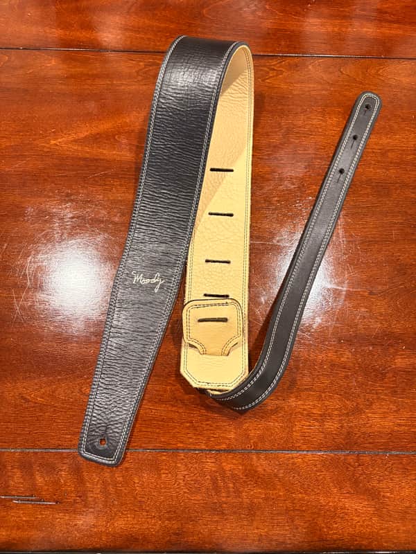 Moody Guitar strap - Black image 1