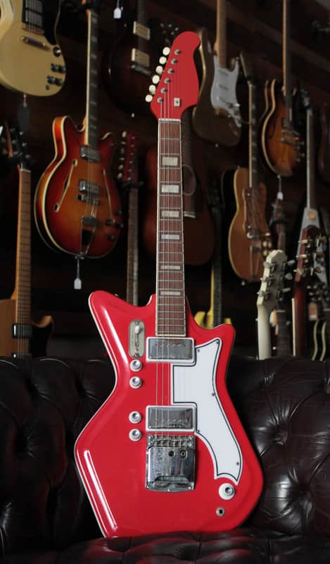 Supro JB hutto res-o-glass 1966 - Red image 1