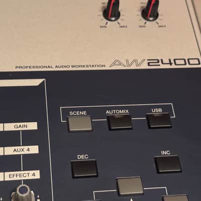 Yamaha AW2400 Professional Audio Workstation Digital Multitrack Recorder 2000s Silver image 4