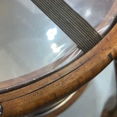 Ludwig 12" deep X 15" head Victory Marching Snare Drum (TL-2246) early 40's - Mahogany image 18